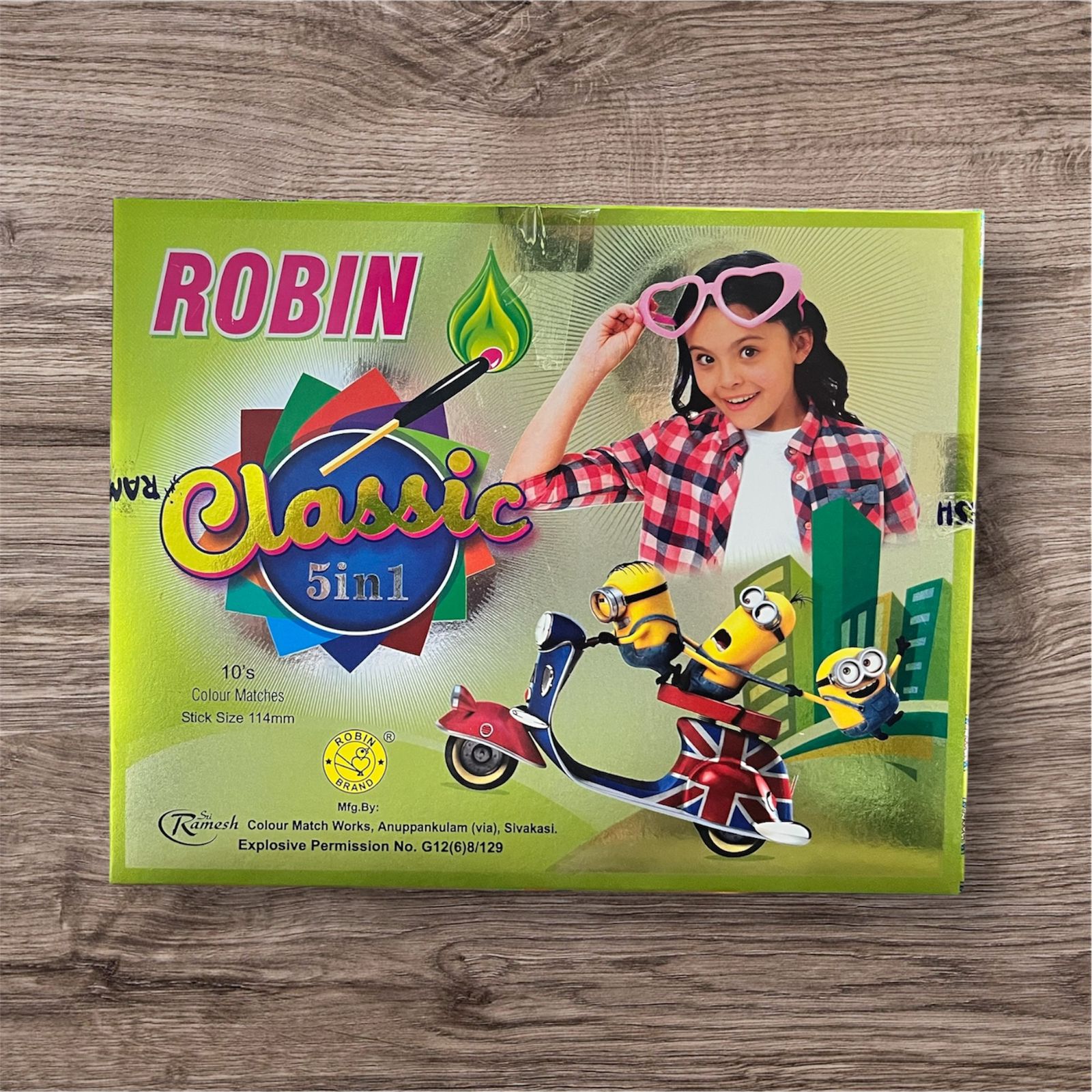 ROBIN MATCHES MINI ( 5 IN 1 )