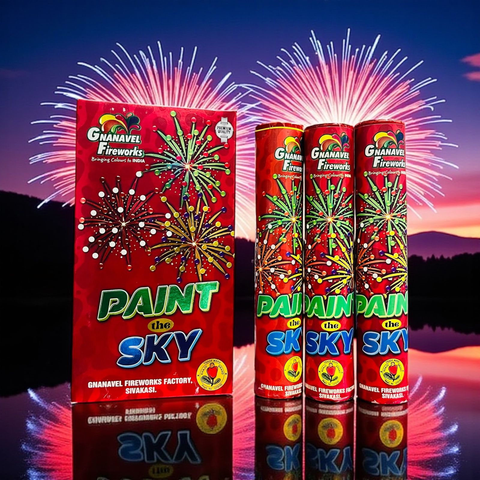 PAINT THE SKY  ( 3 PCS )